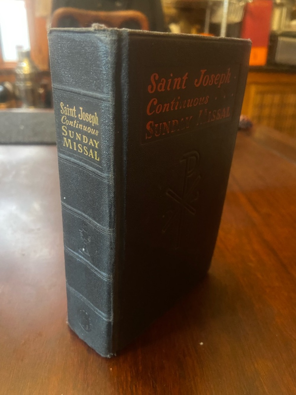 Saint Joseph Continuous Sunday Missal - Black Cover 1963